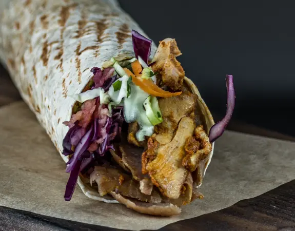 Tortilla Kebab Gyros Warzywa Cyrus Kebab Legnica